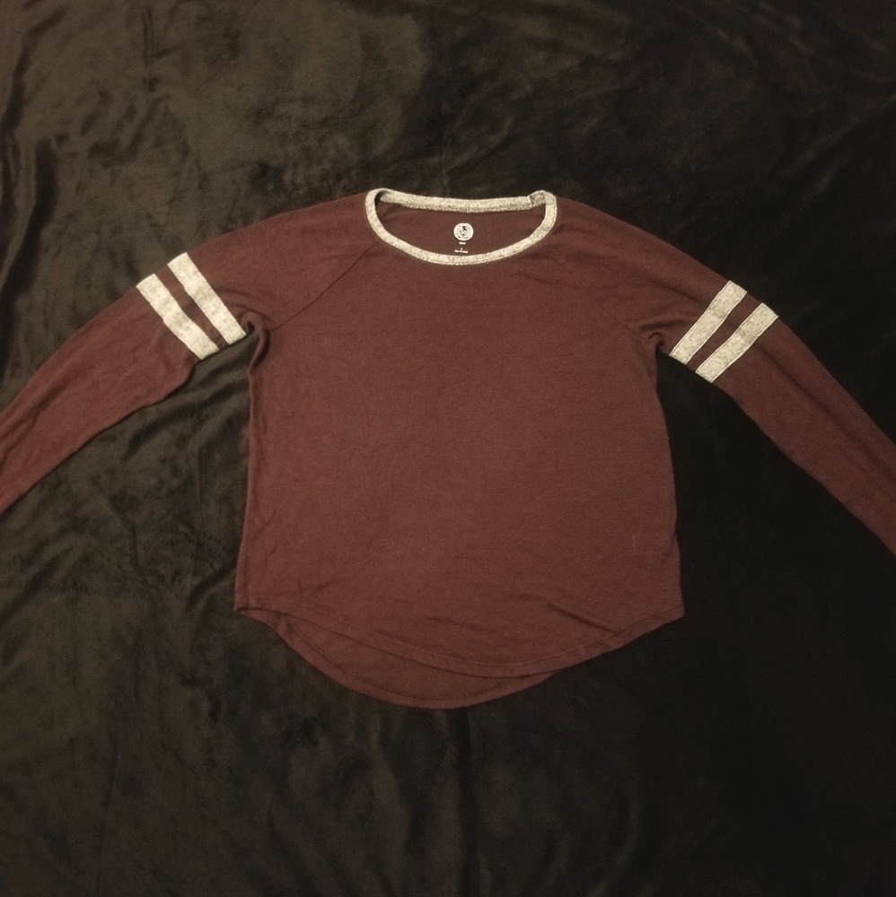 Maroon long sleeve shirt. SO Brand. (Kohl's)